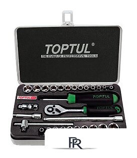 Набор трещотка с головками Toptul GCAD2902 29 предметов - Изображение №1 — Интернет-магазин ПроЗаказ