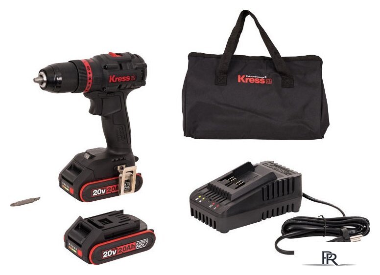 Ударная дрель-шуруповерт Kress KUC30.1 (с 2-мя АКБ, сумка) - Изображение №9 — Интернет-магазин ПроЗаказ
