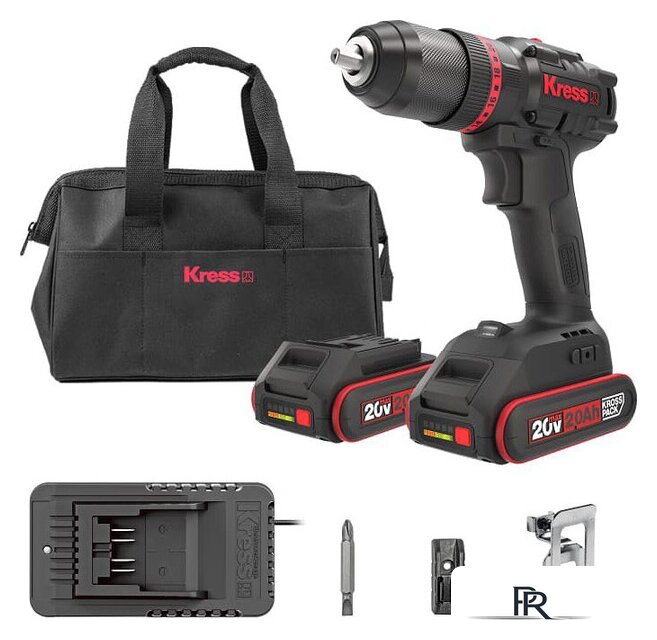 Ударная дрель-шуруповерт Kress KUC30.1 (с 2-мя АКБ, сумка) - Изображение №1 — Интернет-магазин ПроЗаказ