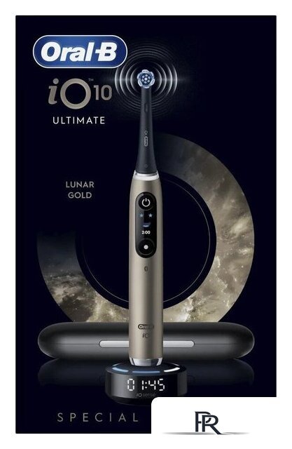 Электрическая зубная щетка Oral-B iO 10 Series 10 (lunar gold) - Изображение №5 — Интернет-магазин ПроЗаказ