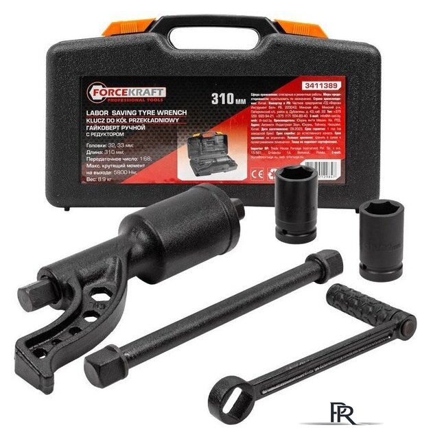 Гайковерт ручной  ForceKraft FK-3411389 - Изображение №1 — Интернет-магазин ПроЗаказ