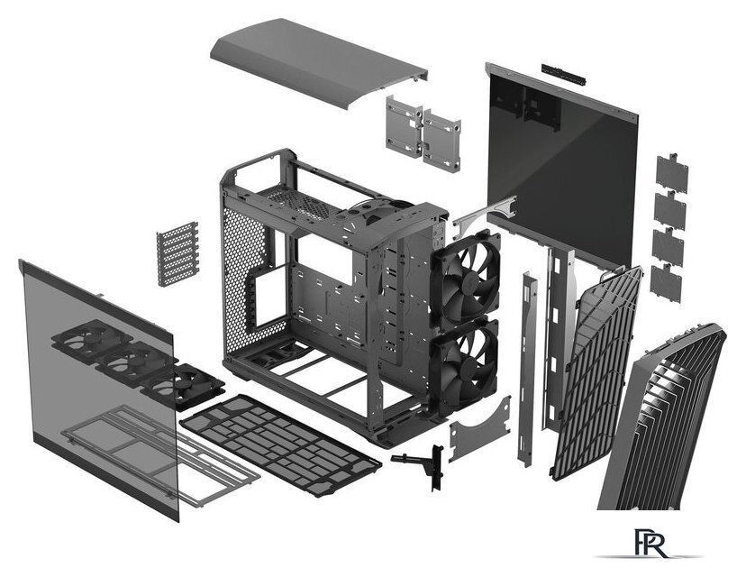 Корпус Fractal Design Torrent Gray TG Light Tint FD-C-TOR1A-02 - Изображение №22 — Интернет-магазин ПроЗаказ