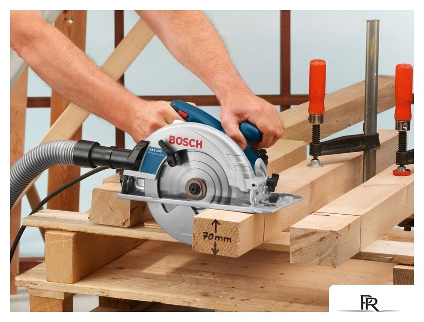 Дисковая (циркулярная) пила Bosch GKS 190 Professional [0601623000] - Изображение №2 — Интернет-магазин ПроЗаказ