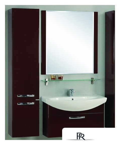  Акватон Ария 80 Тумба коричневая (1.A141.7.01A.A43.0) - Изображение №2 — Интернет-магазин ПроЗаказ