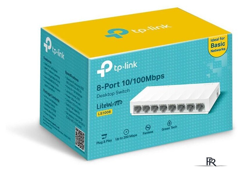 Неуправляемый коммутатор TP-Link LS1008 - Изображение №4 — Интернет-магазин ПроЗаказ