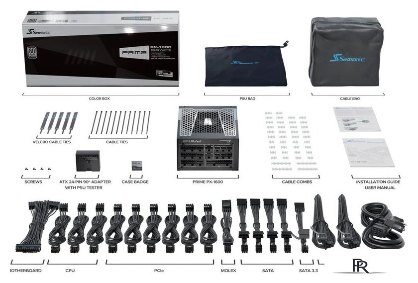 Блок питания Seasonic Prime PX-1600 ATX 3.1 2025 SSR-1600PD2 - Изображение №12 — Интернет-магазин ПроЗаказ