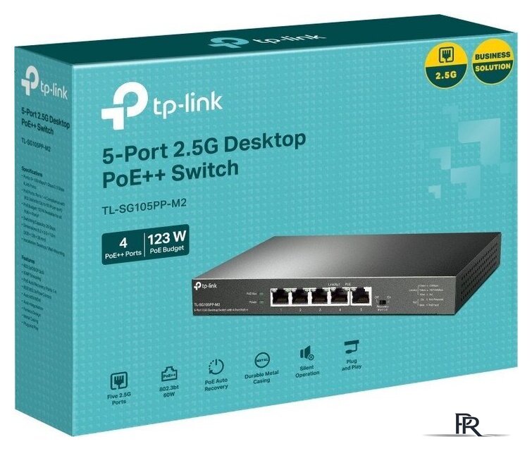 Неуправляемый коммутатор TP-Link TL-SG105PP-M2 V1 - Изображение №4 — Интернет-магазин ПроЗаказ