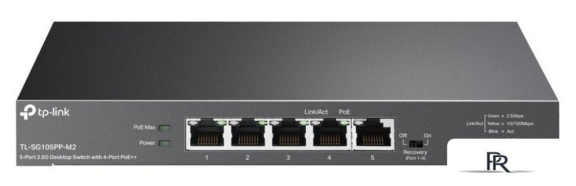 Неуправляемый коммутатор TP-Link TL-SG105PP-M2 V1 - Изображение №1 — Интернет-магазин ПроЗаказ