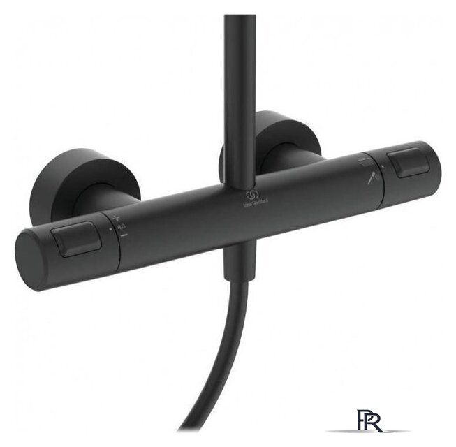 Душевая система  Ideal Standard Ceratherm T25 Black BC748XG - Изображение №4 — Интернет-магазин ПроЗаказ