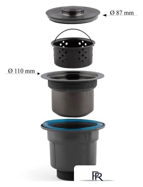 Кухонная мойка Diadonna S6050B-2 - Изображение №10 — Интернет-магазин ПроЗаказ