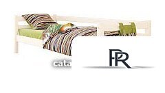 Кровать-тахта Мебельград Соня вариант 2 (массив сосны белый) - Изображение №1 — Интернет-магазин ПроЗаказ