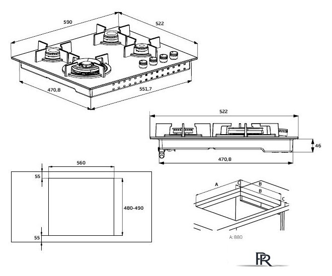 Варочная панель BEKO HIAG 64223 SX - Изображение №3 — Интернет-магазин ПроЗаказ