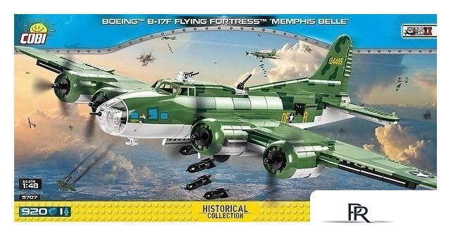 Конструктор Cobi World War II 5707 Boeing B-17F Flying Fortress Memphis Belle - Изображение №1 — Интернет-магазин ПроЗаказ
