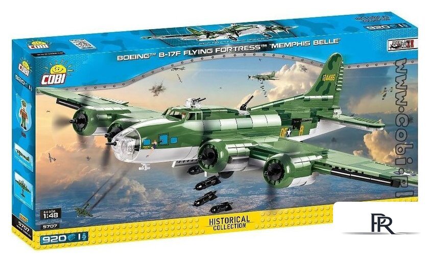 Конструктор Cobi World War II 5707 Boeing B-17F Flying Fortress Memphis Belle - Изображение №6 — Интернет-магазин ПроЗаказ
