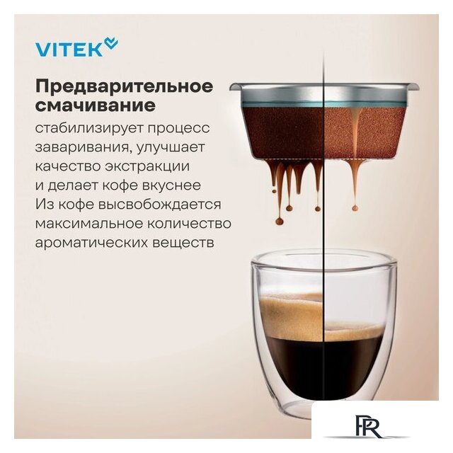 Рожковая кофеварка Vitek VT-CME1501 - Изображение №6 — Интернет-магазин ПроЗаказ