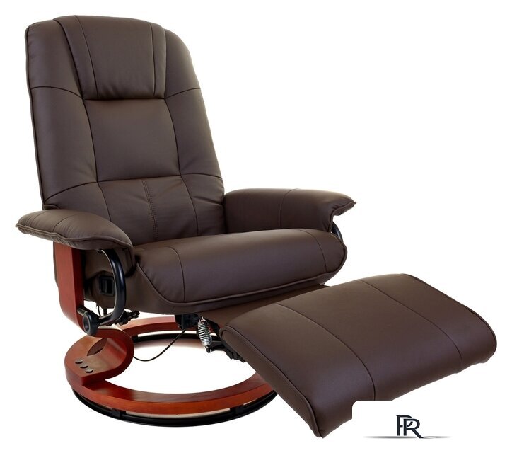 Массажное кресло Calviano 2159 (экокожа, коричневый) - Изображение №3 — Интернет-магазин ПроЗаказ