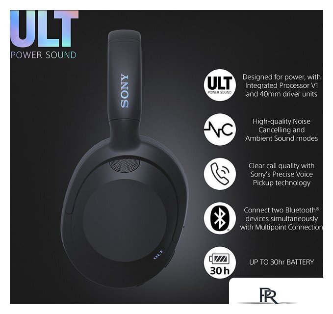 Наушники Sony ULT Power Sound Wear WH-ULT900N (черный) - Изображение №2 — Интернет-магазин ПроЗаказ