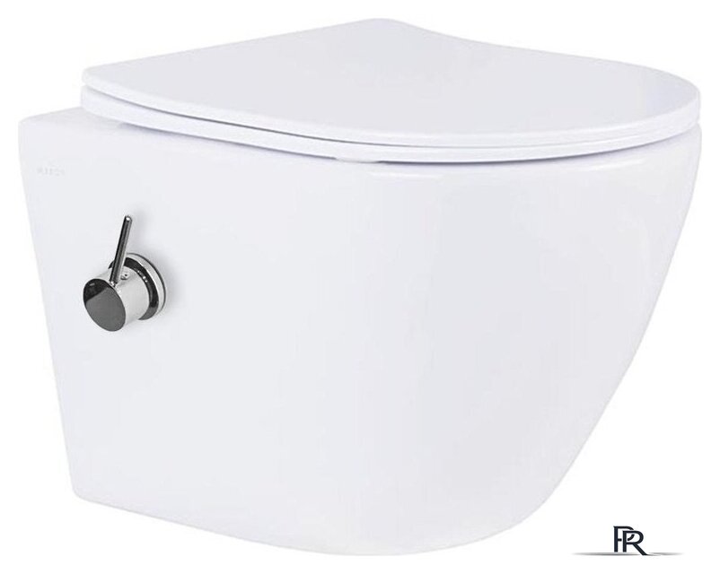 Унитаз подвесной Roxen Antares Bidet в комплекте с инсталляцией StounFix Dual Fresh 6 в 1 968099 (кнопка: брашированное золото) - Изображение №4 — Интернет-магазин ПроЗаказ