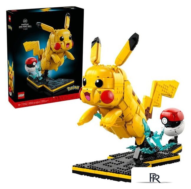 Конструктор LEGO Pokemon 72152 Пикачу и Покебол - Изображение №1 — Интернет-магазин ПроЗаказ