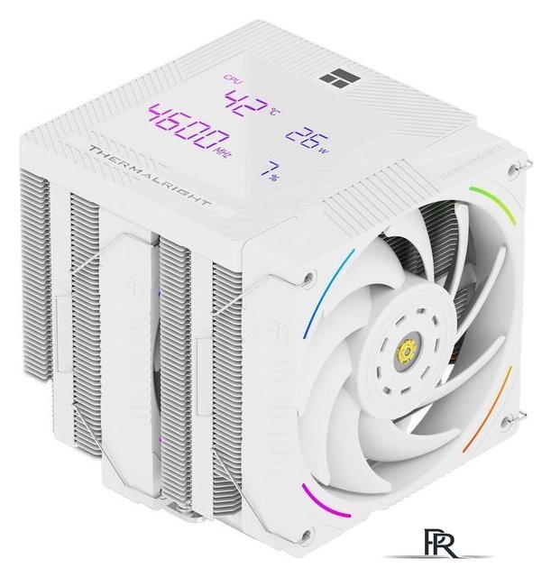 Кулер для процессора Thermalright Phantom Spirit 120 Digital SNOW (белый) - Изображение №3 — Интернет-магазин ПроЗаказ