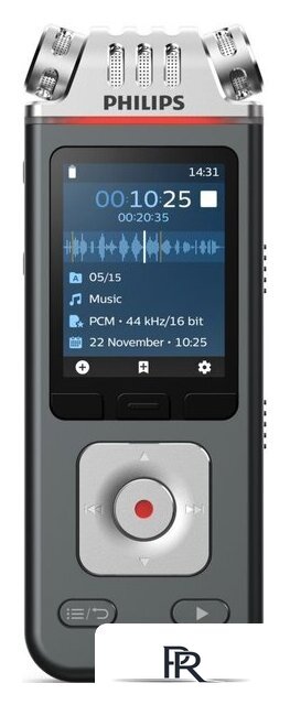 Диктофон Philips VoiceTracer DVT8115 - Изображение №2 — Интернет-магазин ПроЗаказ