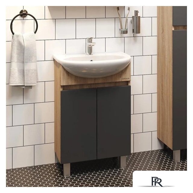  Onika Тумба под умывальник Милтон 55 105560 - Изображение №2 — Интернет-магазин ПроЗаказ