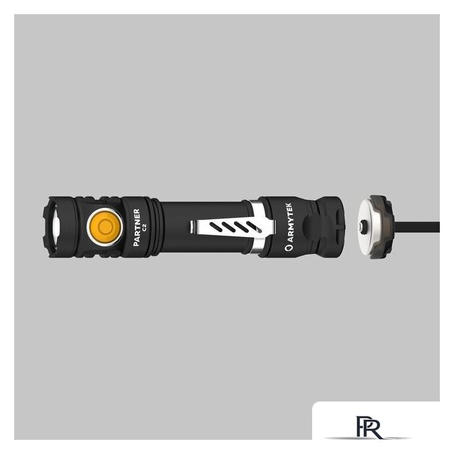 Фонарь Armytek Partner C2 Magnet USB (теплый) - Изображение №3 — Интернет-магазин ПроЗаказ
