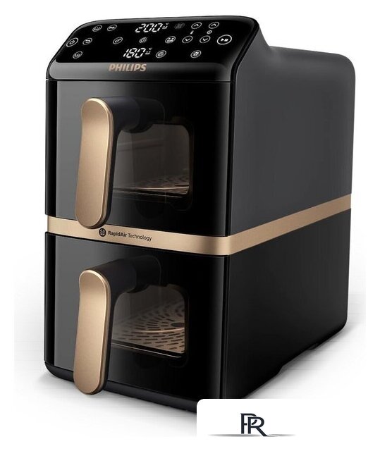 Аэрогриль (аэрофритюрница) Philips Ovi Stacked Dual Basket NA462/70 - Изображение №1 — Интернет-магазин ПроЗаказ