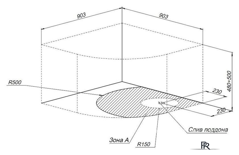 Душевой поддон Aquanet Optimal 90х90x48 293357 - Изображение №13 — Интернет-магазин ПроЗаказ