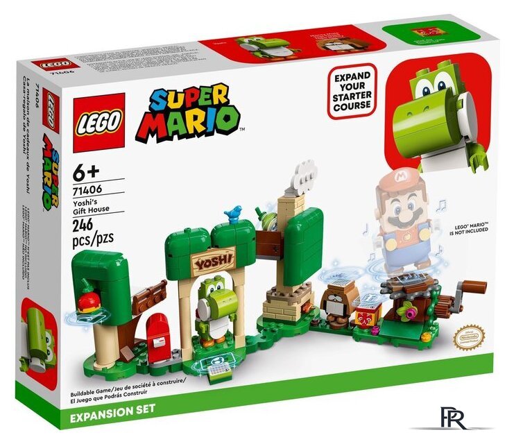 Конструктор LEGO Super Mario 71406 Дополнительный набор Подарочный домик Йоши - Изображение №1 — Интернет-магазин ПроЗаказ