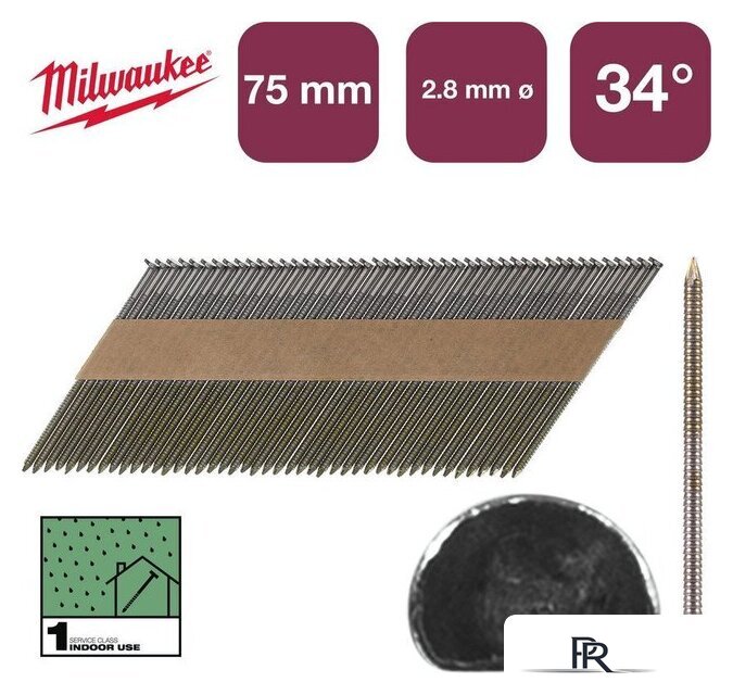Гвозди для пистолета Milwaukee 4932492602 (2200 шт) - Изображение №1 — Интернет-магазин ПроЗаказ