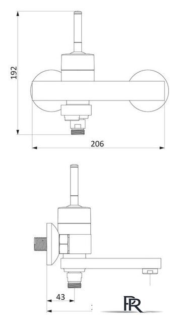 Смеситель Damixa Arc 291000300 - Изображение №4 — Интернет-магазин ПроЗаказ