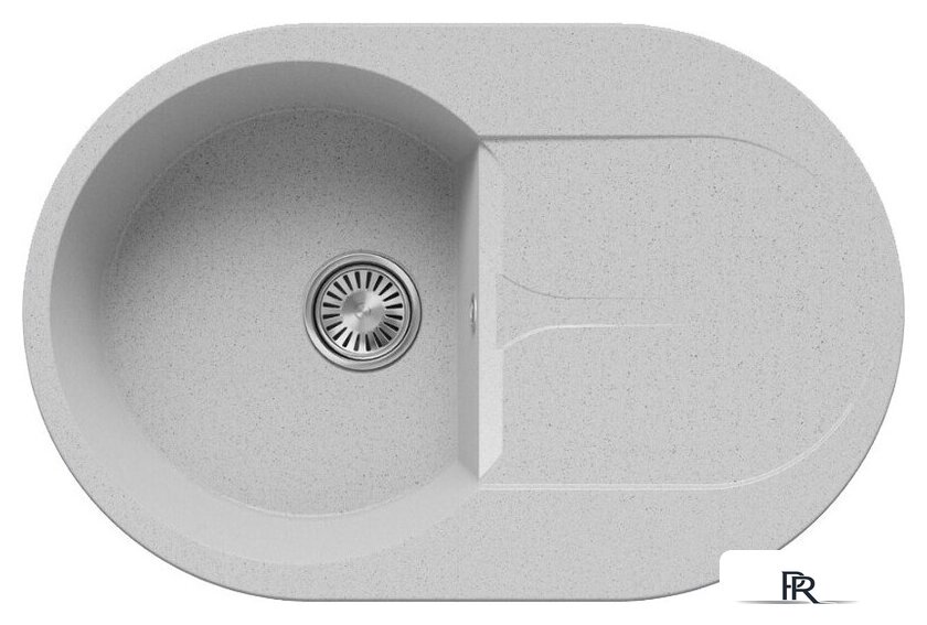 Кухонная мойка Polygran Atol 760 (светло-серый) - Изображение №1 — Интернет-магазин ПроЗаказ