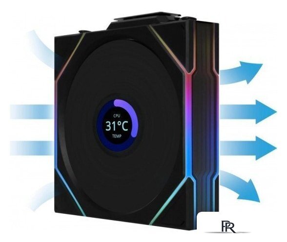 Комплект вентиляторов для корпуса с контроллером Lian Li Uni Fan TL 120 Wireless 12TLLCD1W3B G99.12TLLCD1W3B.R0 - Изображение №4 — Интернет-магазин ПроЗаказ