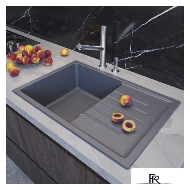 Кухонная мойка Mixline ML-GM19 551988 (графит) - Изображение №3 — Интернет-магазин ПроЗаказ