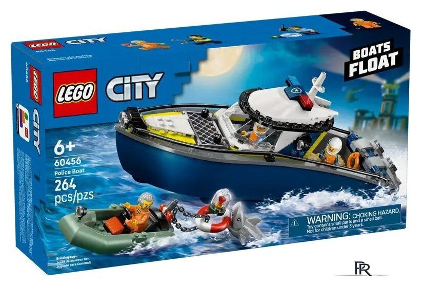 Конструктор LEGO City Полицейская погоня на лодке 60456 - Изображение №1 — Интернет-магазин ПроЗаказ