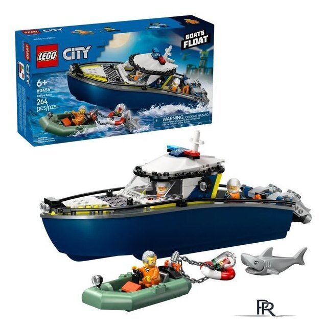 Конструктор LEGO City Полицейская погоня на лодке 60456 - Изображение №3 — Интернет-магазин ПроЗаказ