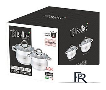Набор кастрюль Bollire BR-4014 - Изображение №2 — Интернет-магазин ПроЗаказ