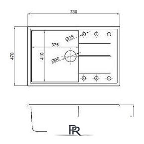 Кухонная мойка AV Engineering Benefit AVE730470GRA (серый) - Изображение №5 — Интернет-магазин ПроЗаказ