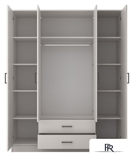 Шкаф распашной Mio Tesoro Хюгге 4D2S (персидский жемчуг) - Изображение №3 — Интернет-магазин ПроЗаказ