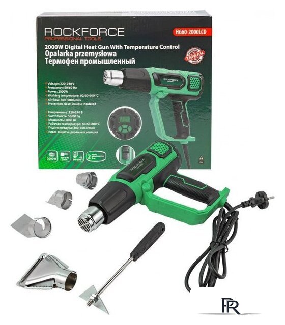 Промышленный фен RockForce RF-HG60-2000LCD - Изображение №1 — Интернет-магазин ПроЗаказ