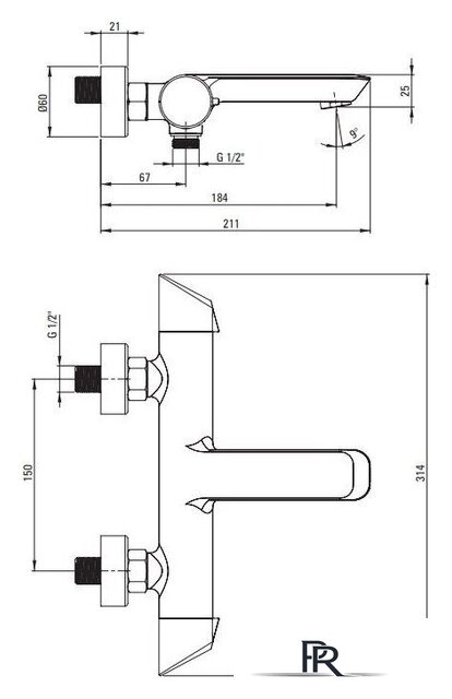 Смеситель Deante Arnika Gold BR BQA R10M - Изображение №2 — Интернет-магазин ПроЗаказ