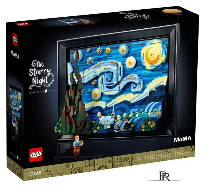 Конструктор LEGO Ideas 21333 Винсент Ван Гог - Звездная ночь - Изображение №1 — Интернет-магазин ПроЗаказ