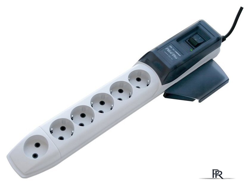 Сетевой фильтр ZIS Pilot Pro 6 розеток, 10 м, белый - Изображение №1 — Интернет-магазин ПроЗаказ