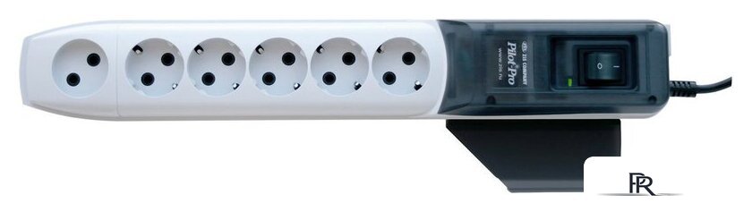Сетевой фильтр ZIS Pilot Pro 6 розеток, 10 м, белый - Изображение №2 — Интернет-магазин ПроЗаказ