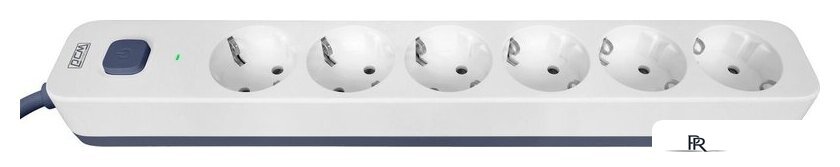 Стабилизатор Powercom SP-06W (5м, 6 розеток, белый/серый) - Изображение №4 — Интернет-магазин ПроЗаказ