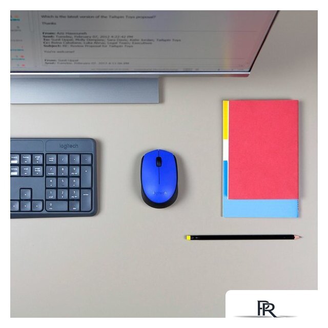 Мышь Logitech M171 (синий/черный) - Изображение №5 — Интернет-магазин ПроЗаказ