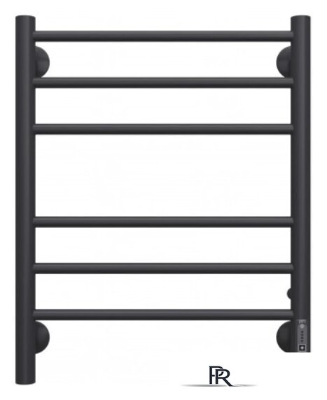 Полотенцесушитель TERMINUS Аврора электро КС П6 с диммером (450x600, черный) - Изображение №1 — Интернет-магазин ПроЗаказ