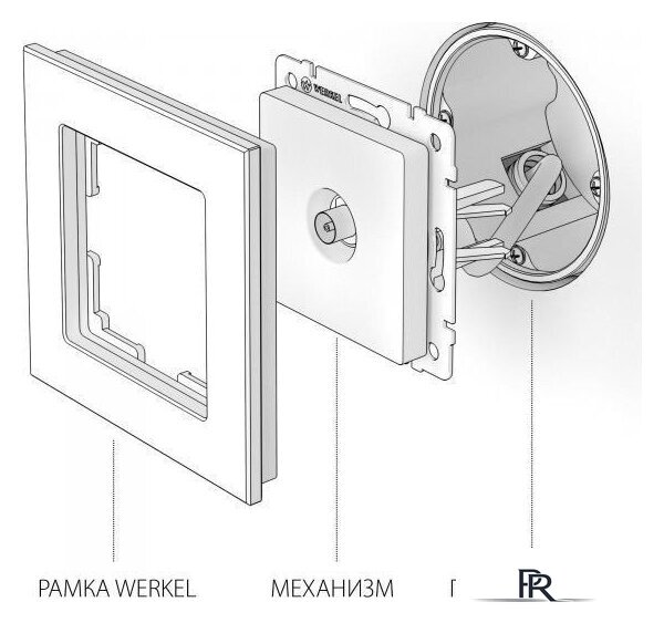 Розетка телевизионная Werkel W1184006 (серебряный) - Изображение №2 — Интернет-магазин ПроЗаказ