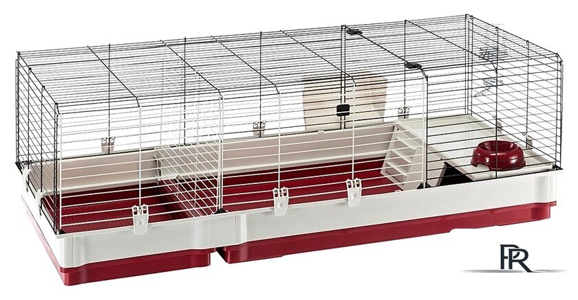 Клетка Ferplast Krolik 140 (красный) 57072470 - Изображение №1 — Интернет-магазин ПроЗаказ